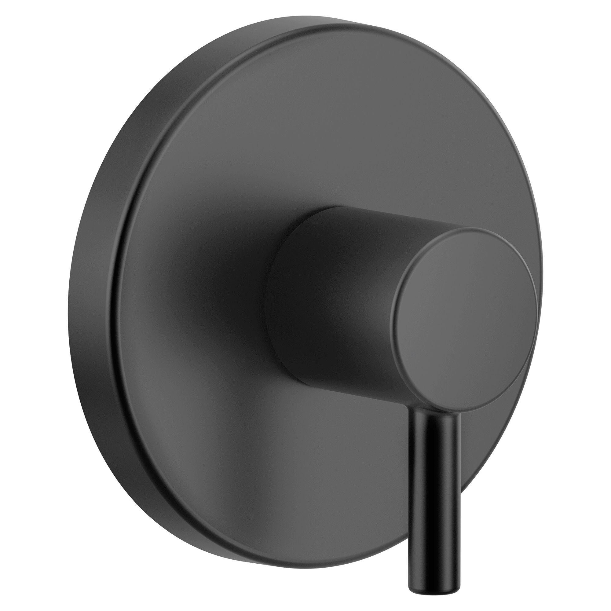Moen Matte Black Single Handle Bathtub & Shower Faucet (Trim Only) 