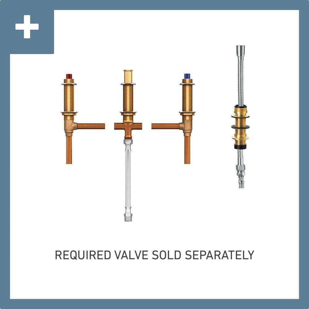 Moen Brushed Nickel Two Handle Roman Tub Faucet 