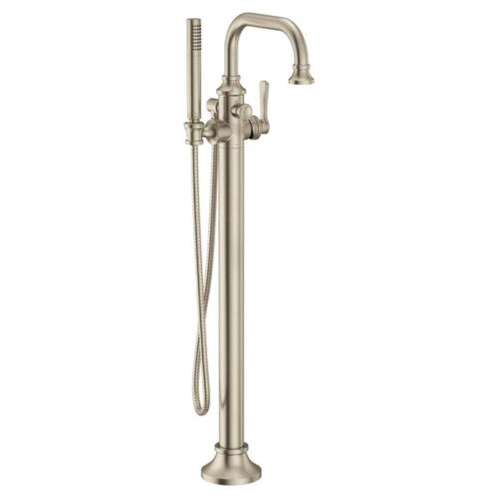 Moen Brushed Nickel Single Handle Lever Floor Mount Filler 