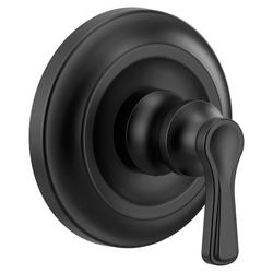 Single Handle Diverter Valve Trim in Matte Black