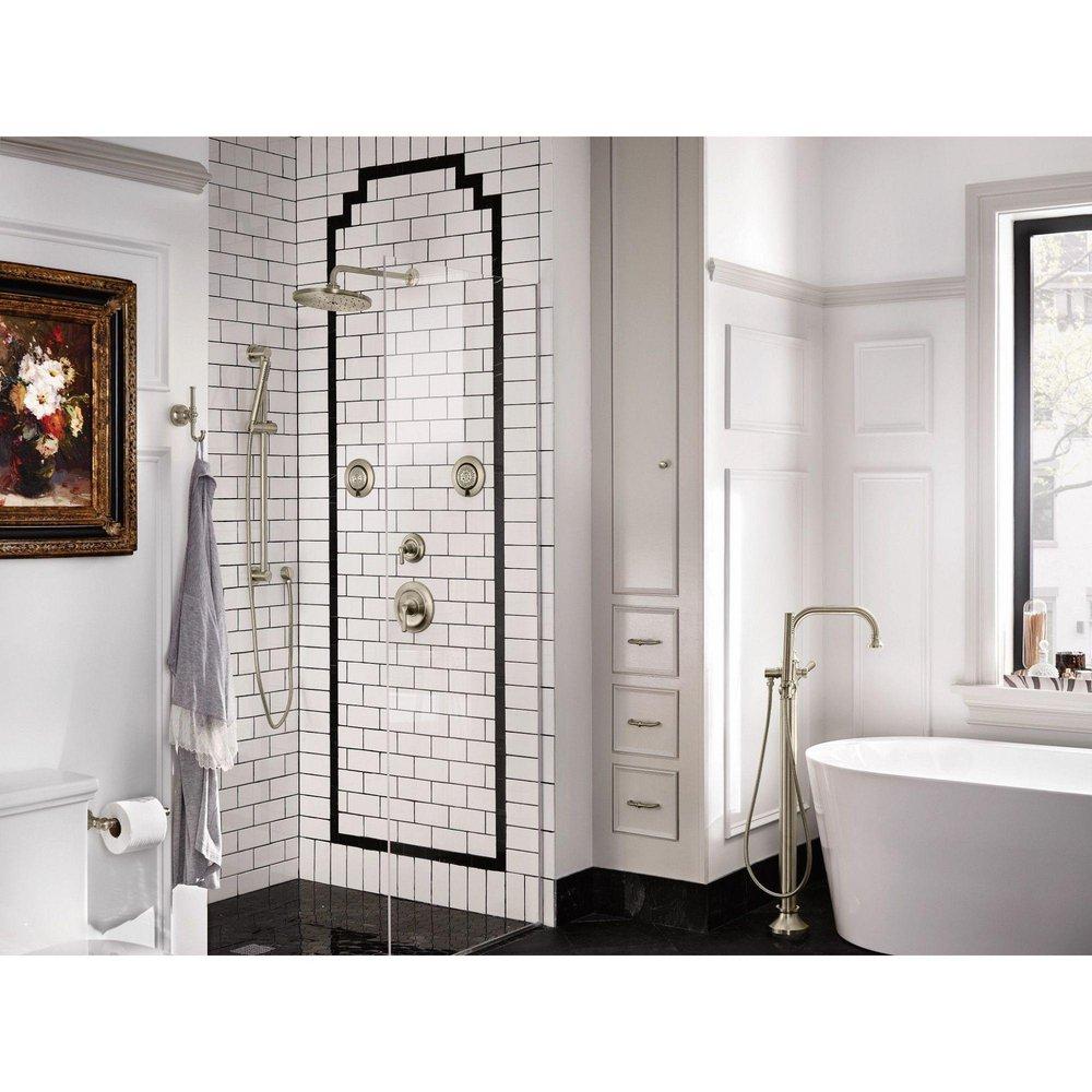 Moen Brushed Nickel Single Handle Bathtub & Shower Faucet (Trim Only) 