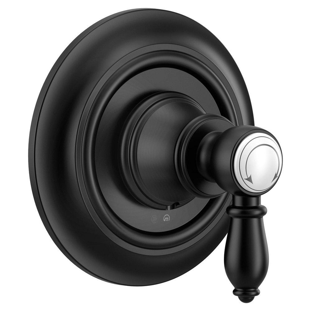 Moen Matte Black Single Handle Bathtub & Shower Faucet (Trim Only) 