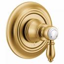 Single Handle Diverter Valve Trim in Brushed Gold