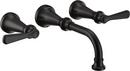 Two Handle Bathroom Sink Faucet in Matte Black 