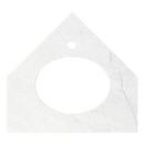Signature Hardware Carrara 25 x 23 in. Single Bowl Marble Vanity Top 