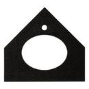 Signature Hardware Absolute Black 25 x 23 in. Single Bowl Granite Vanity Top 