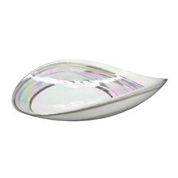 20 in. Vessel Mount Oval Glass Bathroom Sink in Abalone