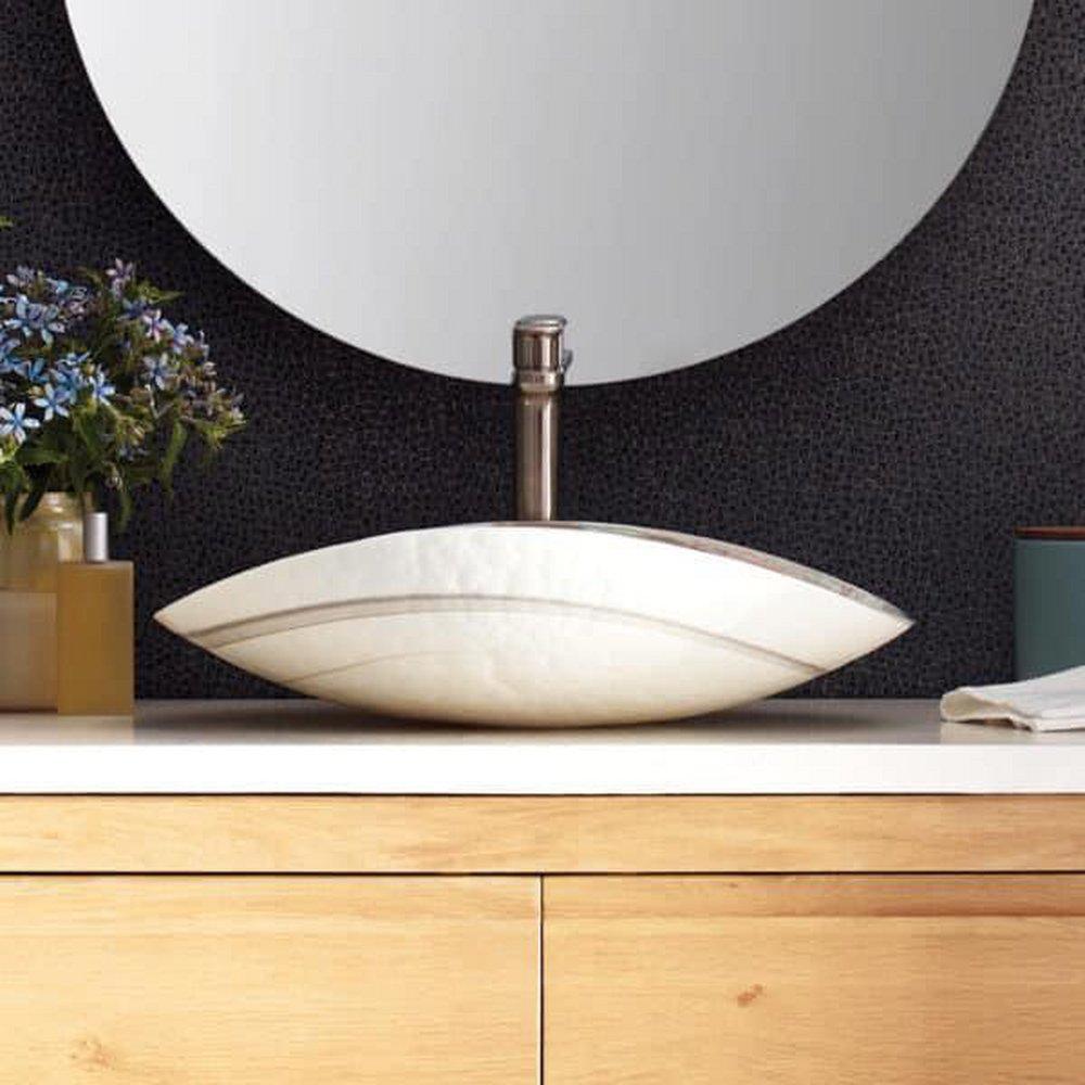 Native Trails Abalone Vessel Mount Bathroom Sink 