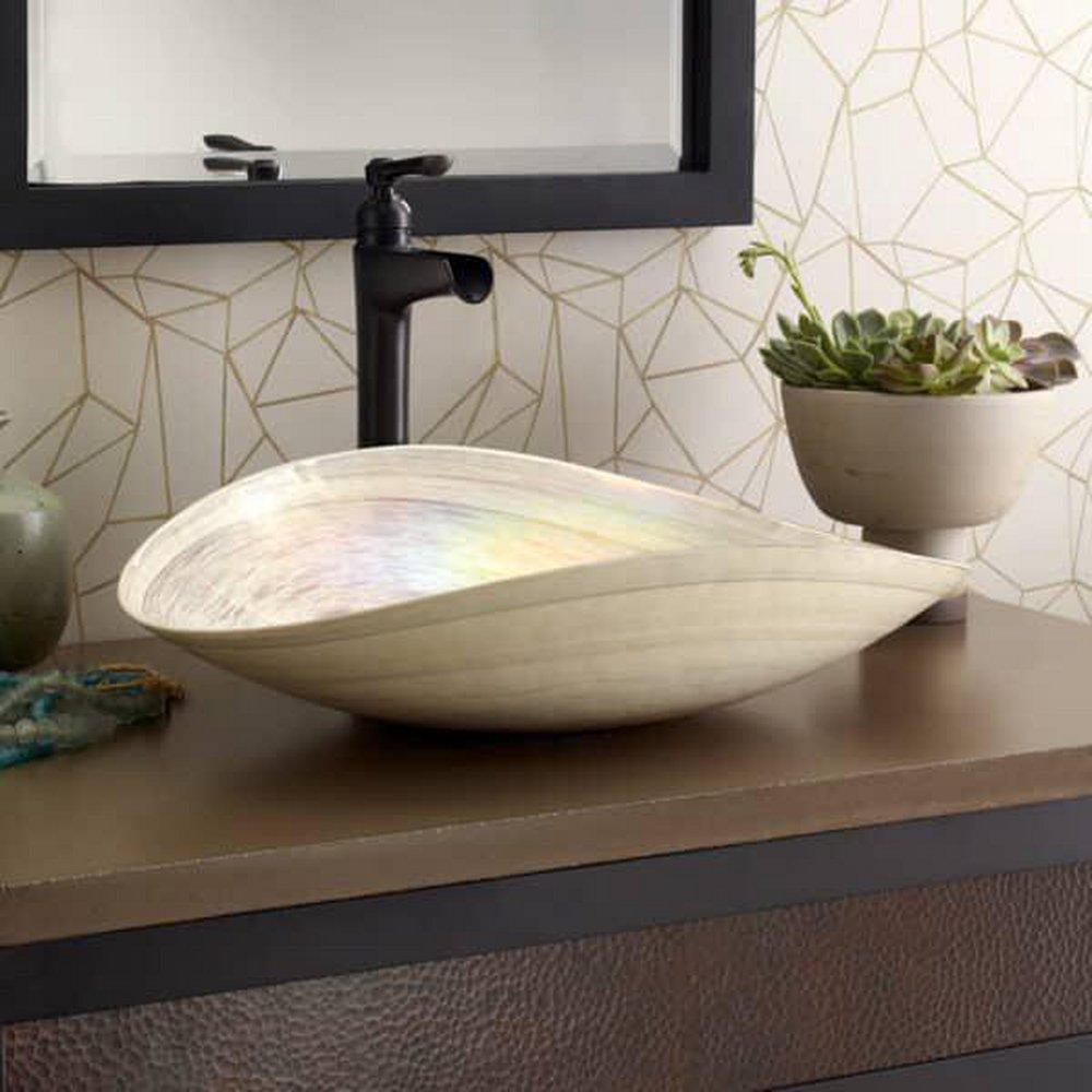 Native Trails Abalone Vessel Mount Bathroom Sink 