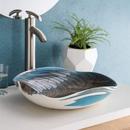 Native Trails Deep Abyss Vessel Mount Bathroom Sink 