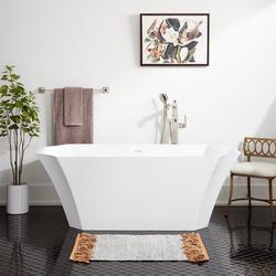67 x 32 in. Freestanding Bathtub in White