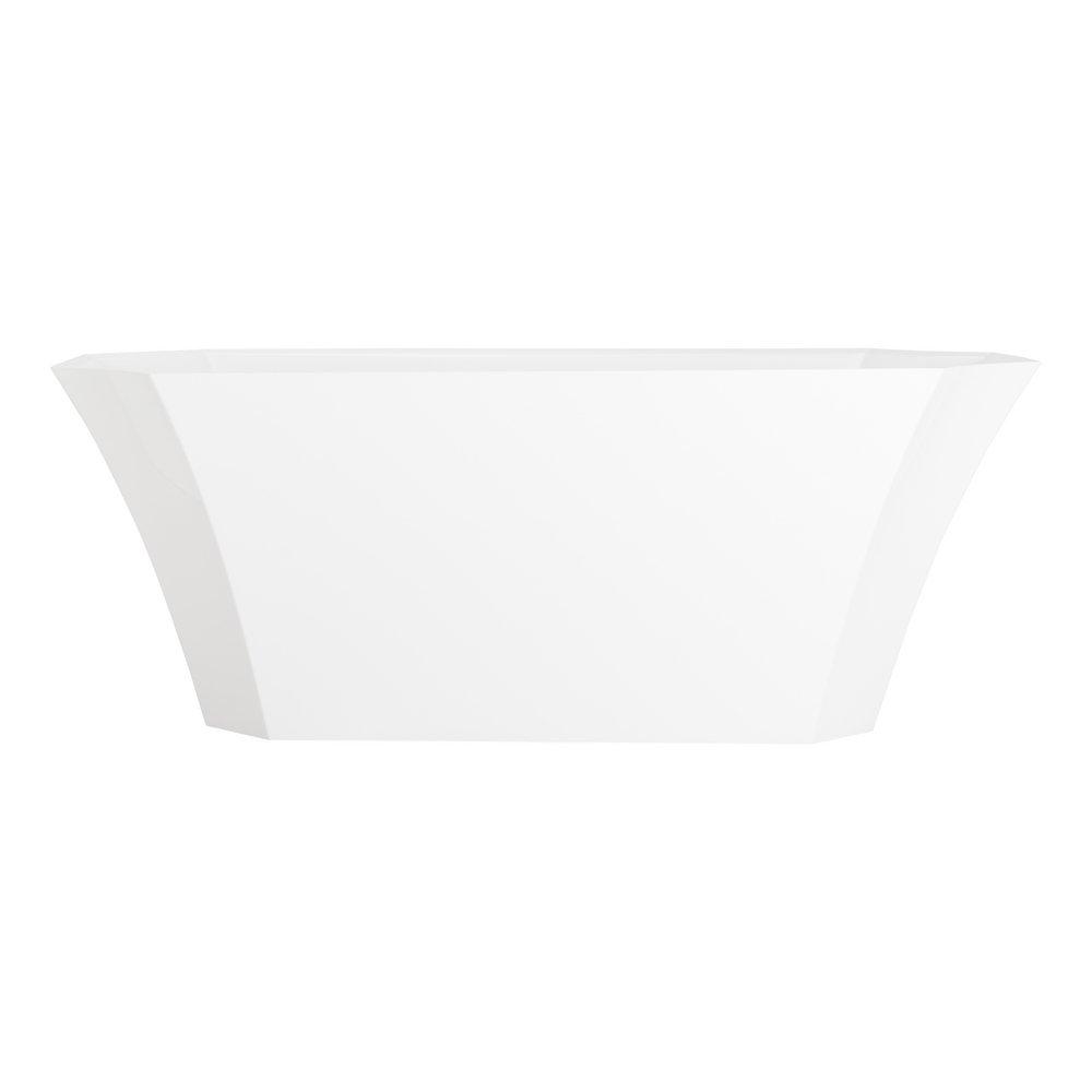 Signature Hardware White 67 x 32 in. Freestanding Bathtub 