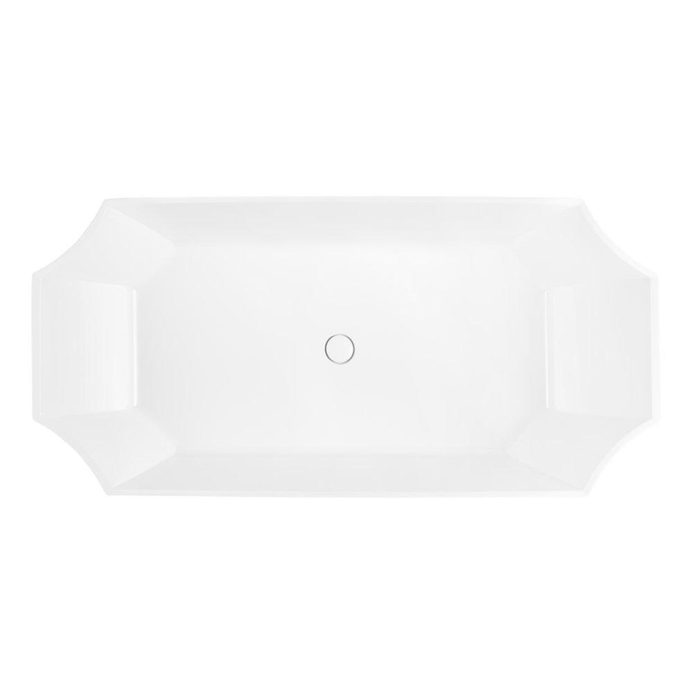 Signature Hardware White 67 x 32 in. Freestanding Bathtub 