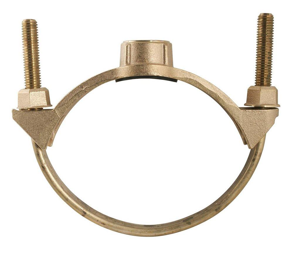 Ford Meter Box 10 in. CC Single Strap Bronze Saddle 