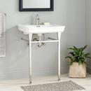 Signature Hardware White Consoles Bathroom Sink 