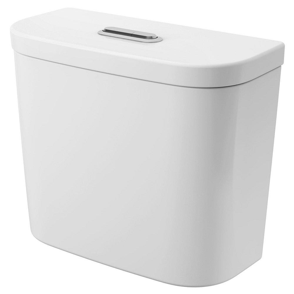 1.0 gpf/1.28 gpf Dual Flush Toilet Tank in Alpine White 