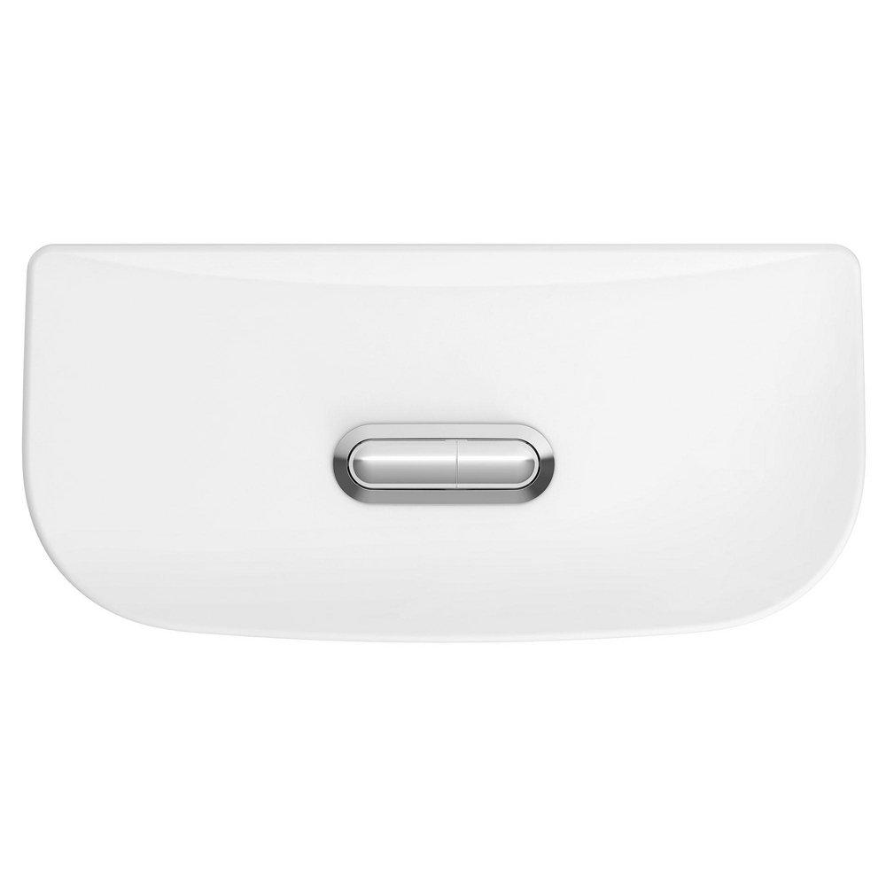1.0 gpf/1.28 gpf Dual Flush Toilet Tank in Alpine White 