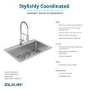 Elkay Polished Satin 33 x 22 in. 1-Hole Stainless Steel Single Bowl Dual Mount Kitchen Sink 