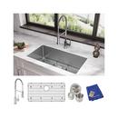 Elkay Polished Satin 32-1/2 x 18 in. 1-Hole Stainless Steel Single Bowl Undermount Kitchen Sink 