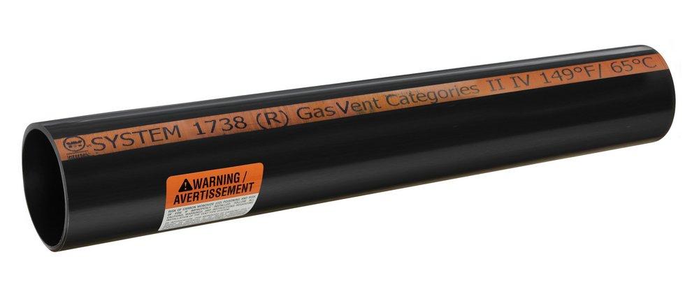 2 in. x 120 in. PVC Gas Vent Pipe 