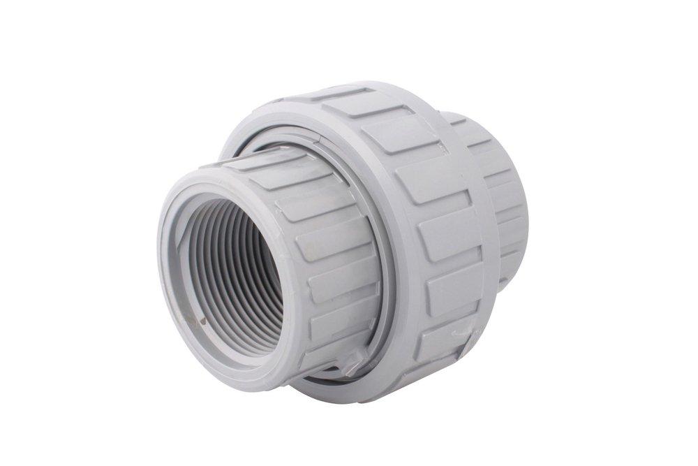 Grey CPVC Schedule 80 Threaded Union with EPDM O-Ring 