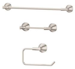 Towel Bar, Tissue Paper and Towel Holder in Brushed Nickel