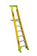Fiberglass 6 ft. 375 lb. Platform Ladder 