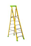 Fiberglass 6 ft. 375 lb. Platform Ladder 