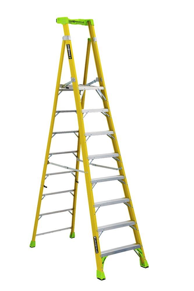 Fiberglass 4 ft. 375 lb. Platform Ladder 