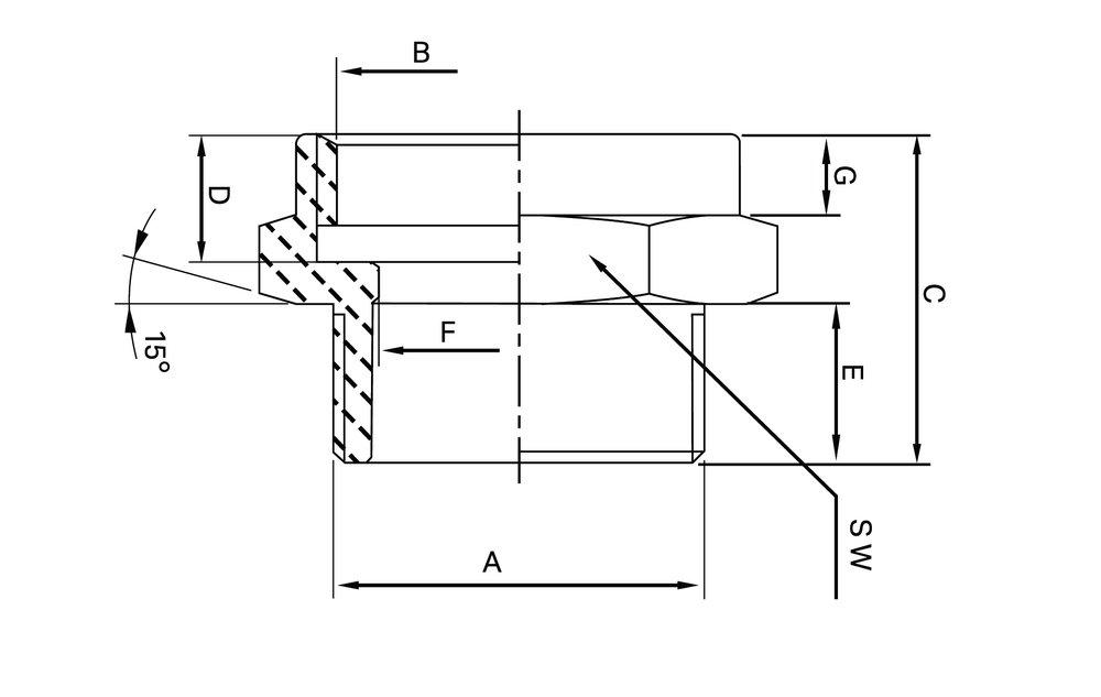 FNW&reg; FNST x MNPT Nipple 