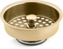 KOHLER Brushed Moderne Brass Basket Strainer 