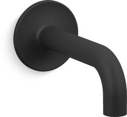 Non-Diverter Tub Spout in Matte Black