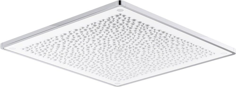 KOHLER White Dual Function Full Coverage and Rain Showerhead 