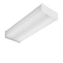 SBL Single Light 24" LED Flush Mount Ceiling Fixture with Square Basket Diffuser 