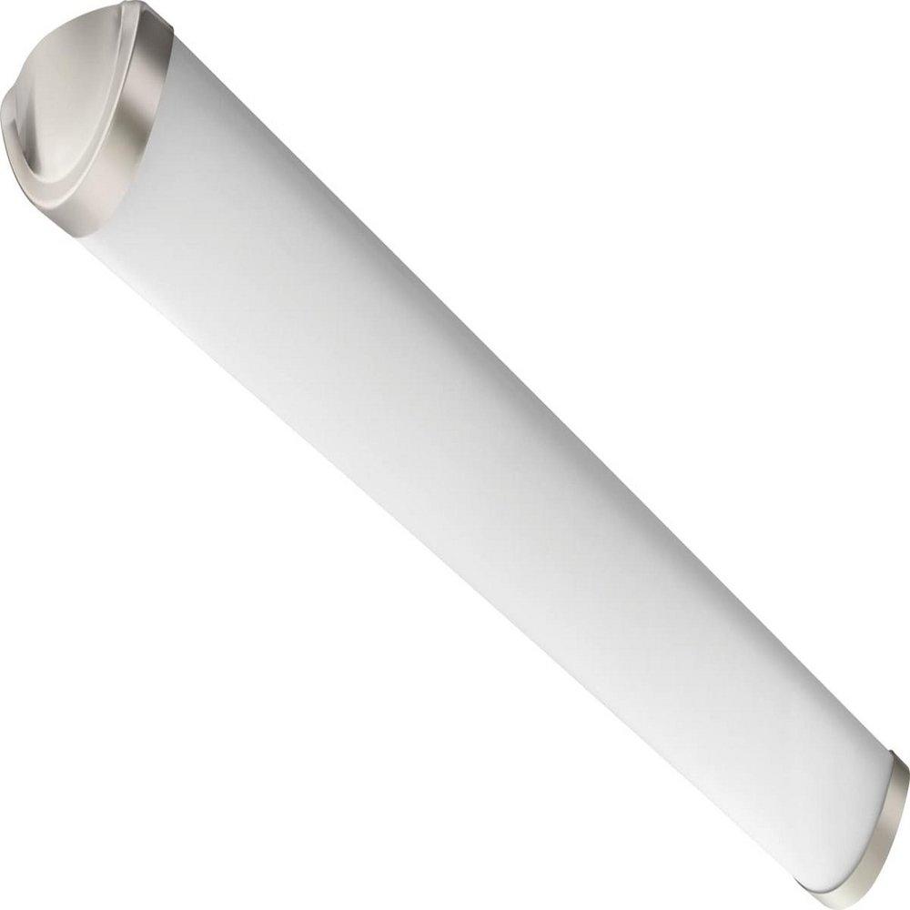 Single Light Integrated LED Flush Mount Linear Ceiling Fixture with Adjustable Color Temperature 