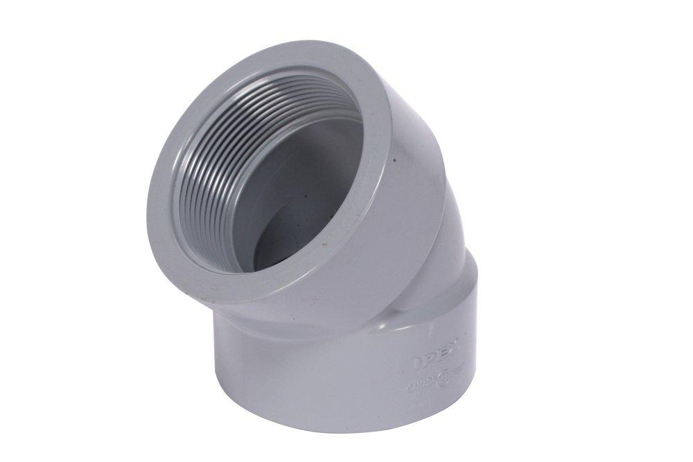 CPVC Schedule 80 45&deg; Threaded Elbow 