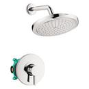 Single Handle Single Function Shower Faucet in Chrome