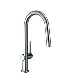 Single Handle Pull Down Kitchen Faucet in Chrome