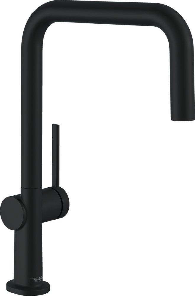 Hansgrohe Matte Black Single Handle Kitchen Faucet 