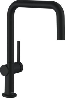 Single Handle Kitchen Faucet in Matte Black