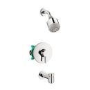 Hansgrohe Chrome Single Handle Multi Function Bathtub & Shower Faucet (Trim Only) 