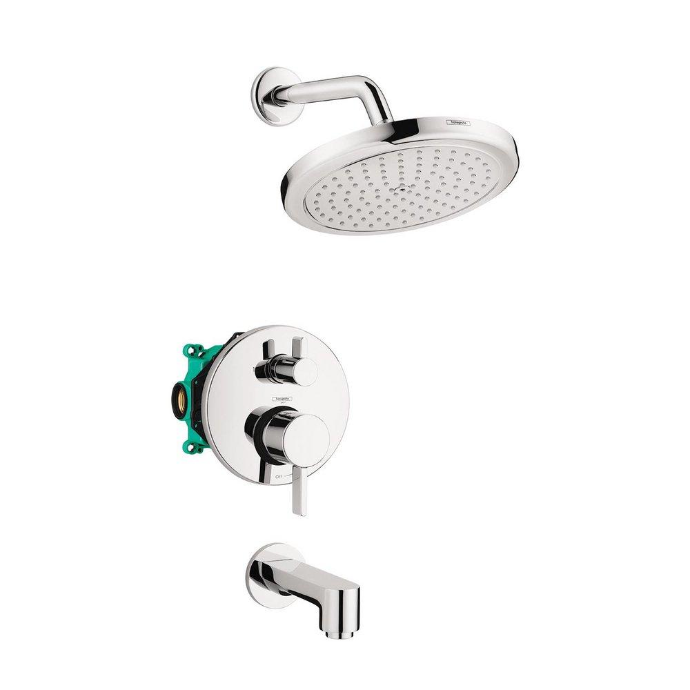 Hansgrohe Chrome Two Handle Single Function Bathtub & Shower Faucet (Trim Only) 