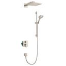 Hansgrohe Brushed Nickel Two Handle Single Function Shower System 