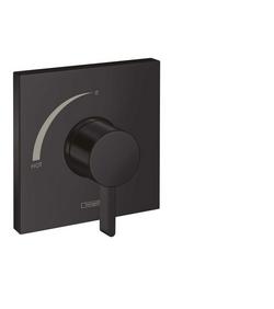 Single Handle Pressure Balancing Valve Trim in Matte Black