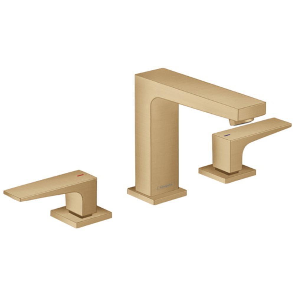 Two Handle Widespread Bathroom Sink Faucet in Brushed Bronze 