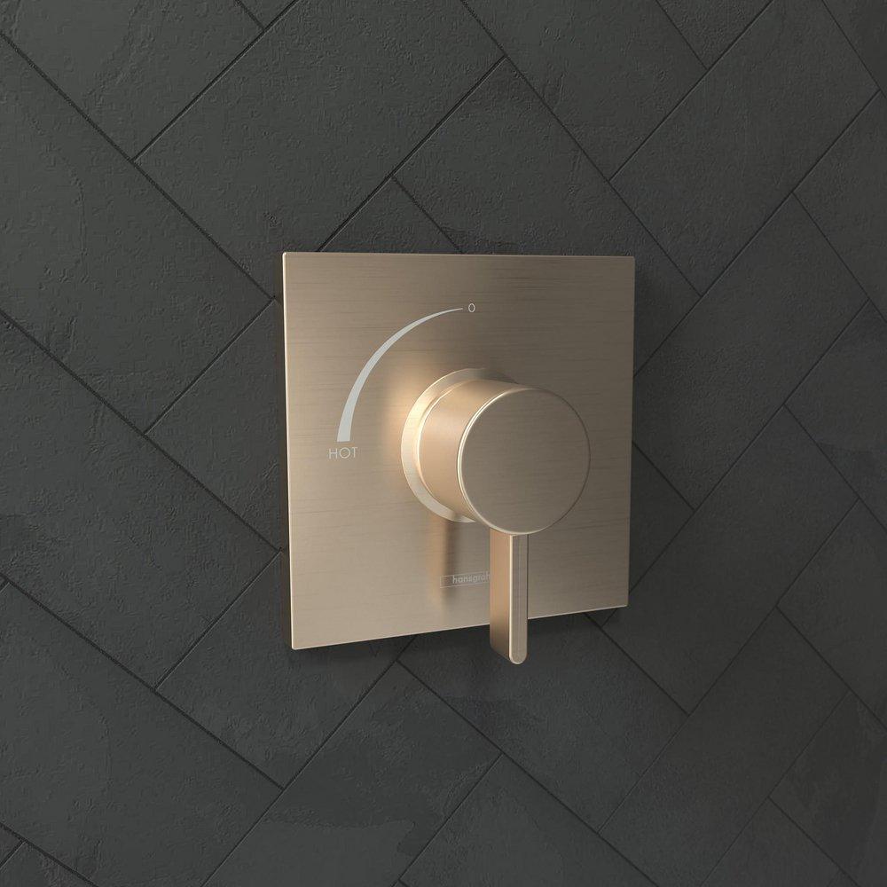 Hansgrohe Brushed Bronze Single Handle Bathtub & Shower Faucet (Trim Only) 