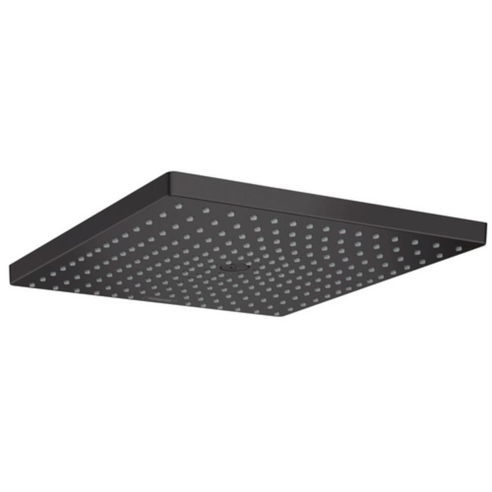 Hansgrohe Matte Black Single Function Rain Showerhead 