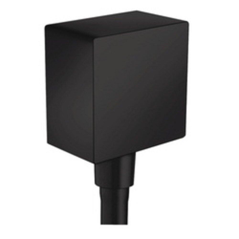 Hansgrohe Matte Black Wall Outlet 