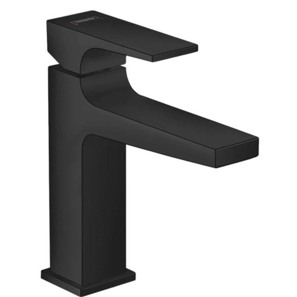 Hansgrohe Matte Black Single Handle Monoblock Bathroom Sink Faucet 