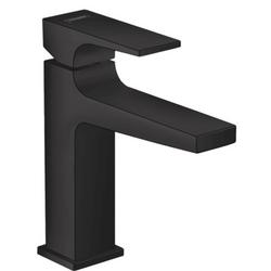 Single Handle Monoblock Bathroom Sink Faucet in Matte Black